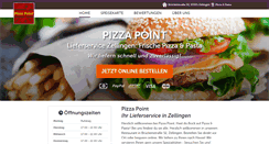 Desktop Screenshot of pizzapoint-msp.de
