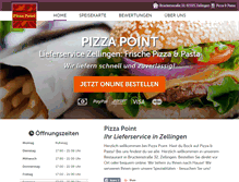 Tablet Screenshot of pizzapoint-msp.de